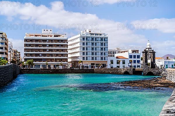 Arrecife cityscape seen from San Gabriel castle