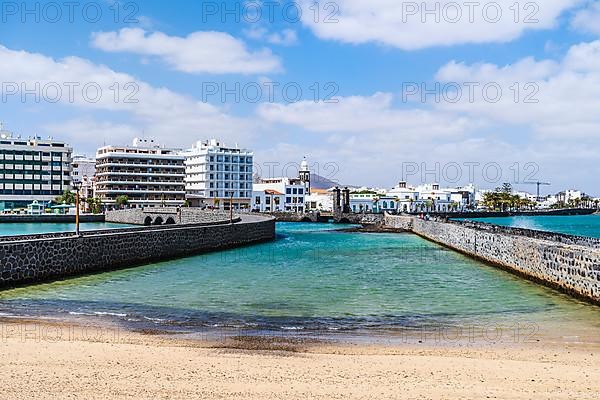 Arrecife cityscape seen from San Gabriel castle