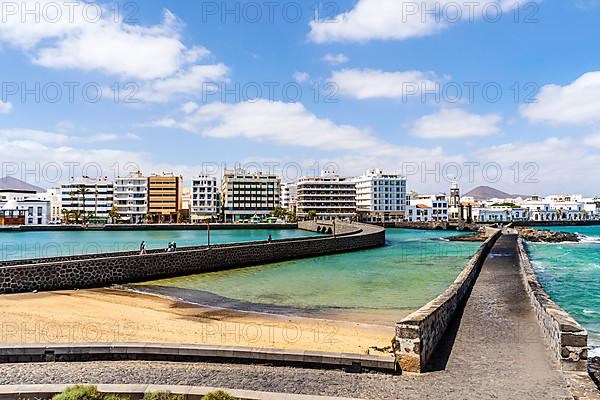 Arrecife cityscape seen from San Gabriel castle