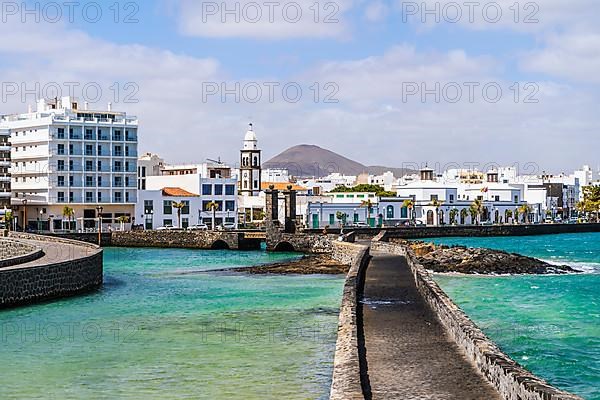 Arrecife cityscape seen from San Gabriel castle