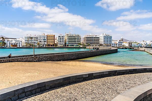 Arrecife cityscape seen from San Gabriel castle