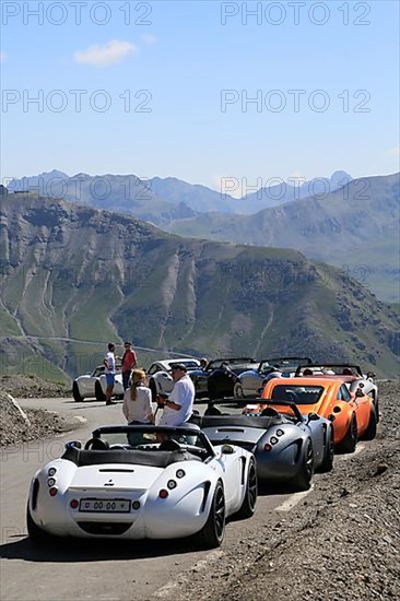 Mountain pass Col de la Bonette