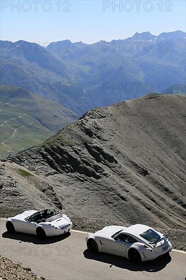 Mountain pass Col de la Bonette