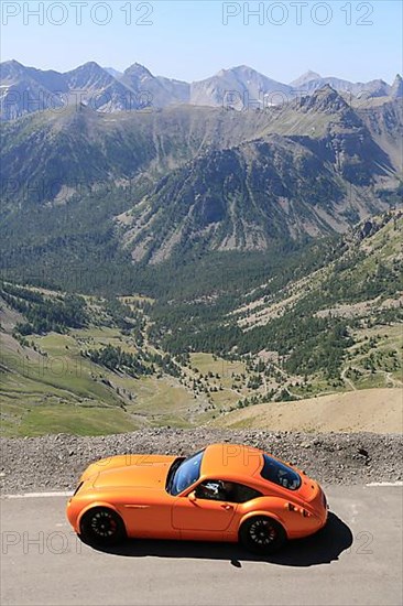 Mountain pass Col de la Bonette