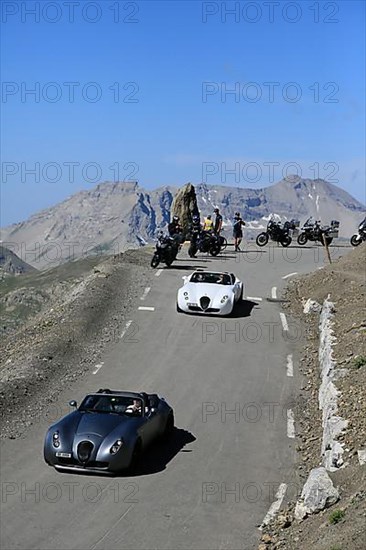 Mountain pass Col de la Bonette