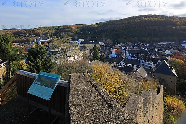 Bad Muenstereifel seen from the city wall