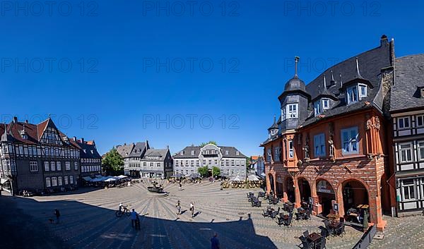 Market square with market fountain