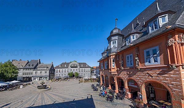 Market square with market fountain