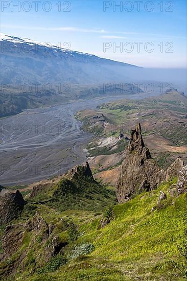 Rock formation at Valahnukur peak