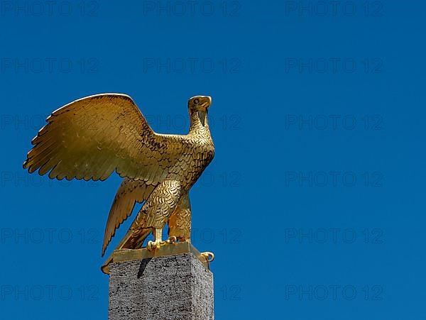 Golden Eagle in front of the House of German Sports