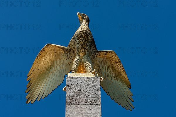 Golden Eagle in front of the House of German Sports