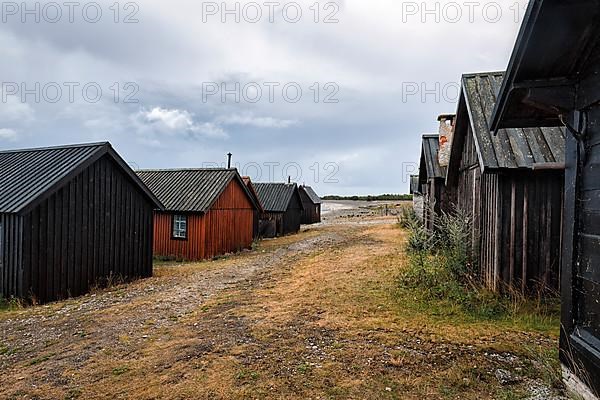 Old fishing huts