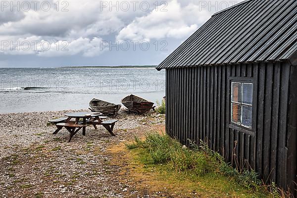 Old fishermen's huts