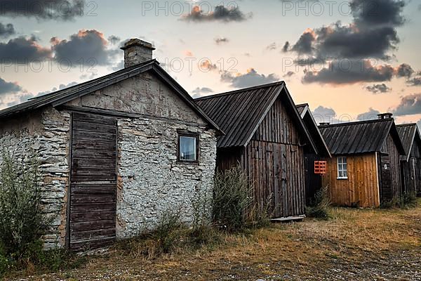 Old fishing huts