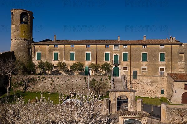 View of Castle and town of Pozzolengo