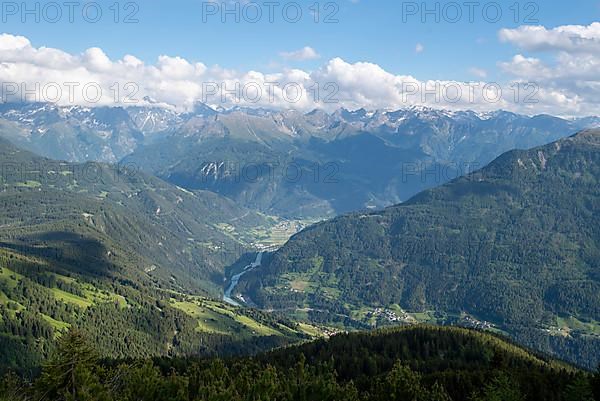 View of the Alps from Venet Mountain