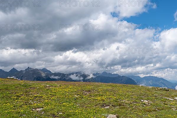 View of the Alps from Venet Mountain