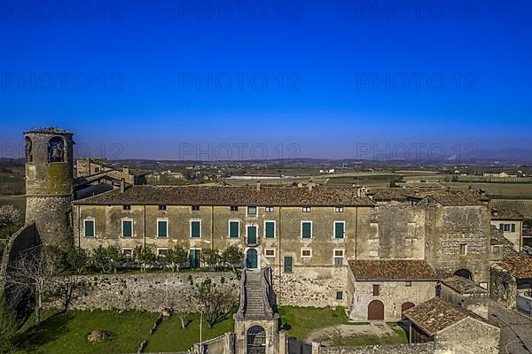 View of Castle and town of Pozzolengo