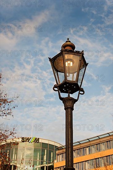 Old candelabra with modern light sources