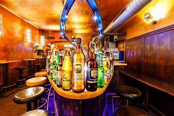 Beer selection in the restaurant