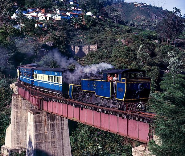 The Nilgiri hill train to Udhagamandalam or Ooty