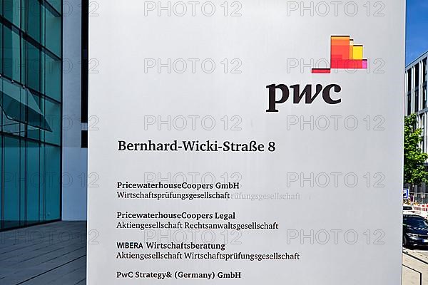 Logo of the auditing company PricewaterhouseCoopers