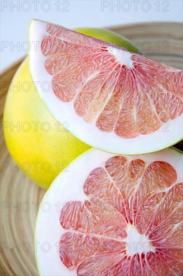 Sliced Pomelo Fruit