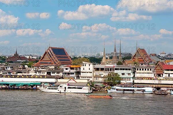 Bangkok's Chao Phraya River in Thailand