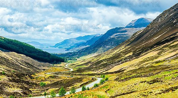 Loch Maree and Valley from Glen Docherty Viewpoint