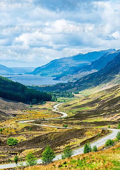 Loch Maree and Valley from Glen Docherty Viewpoint