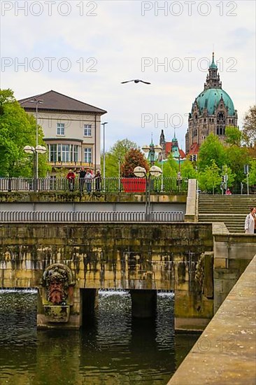 River Leine near the state parliament