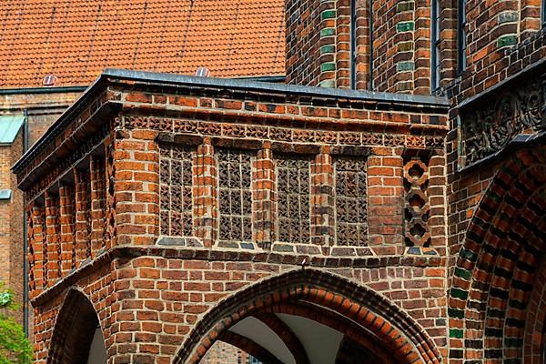 Loggia Old Town Hall in the style of North German Brick Gothic