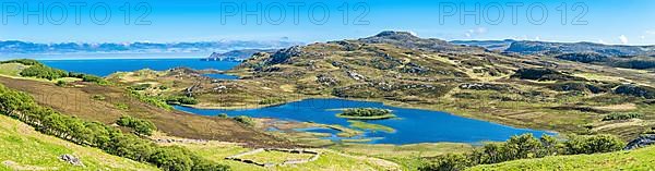 Loch Achan Lochaidh and Loch Eriboll