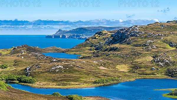 Loch Achan Lochaidh and Loch Eriboll