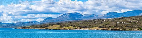 Ben Hope from the causeway across the Kyle of Tongue