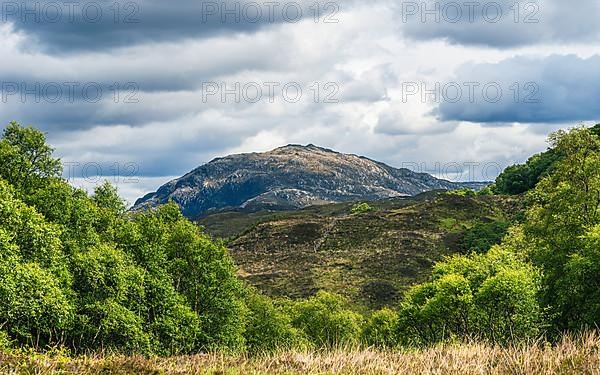 Mountains over road B869