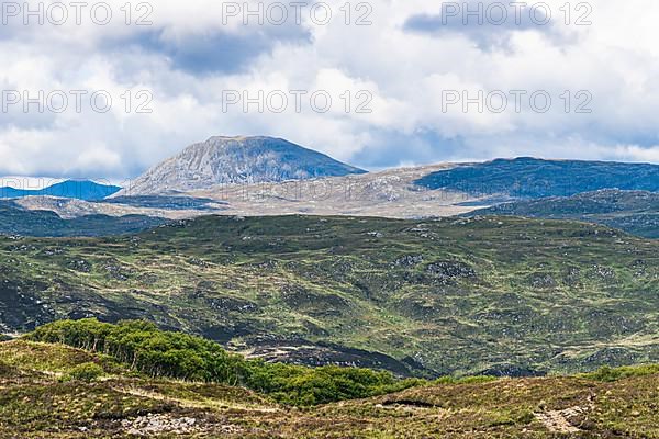 Mountains over road B869