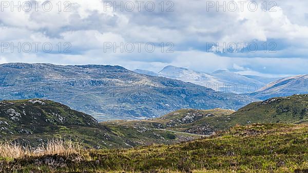 Mountains over road B869