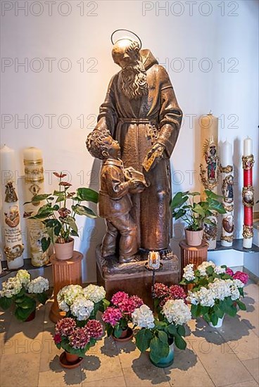 Statue of St. Konrad in the St. Konrad Monastery