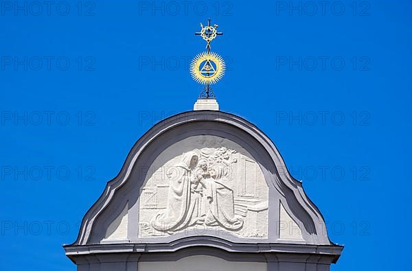 Dome cross of the Papal Basilica of St. Anna