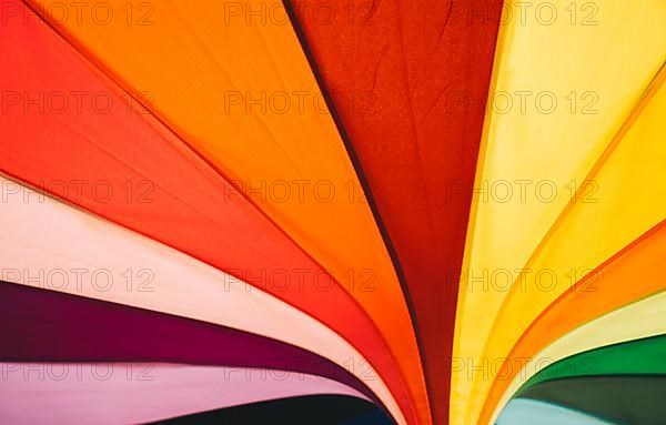 Colorful objects make mixed multi color background