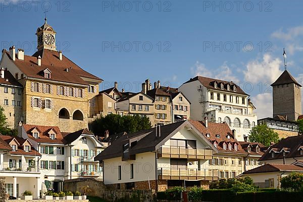 Town hall and residential buildings