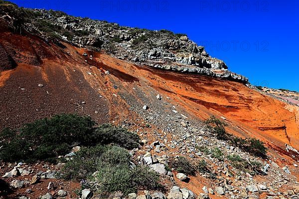 Landscape at the pass road to Roque de los Moschaschos