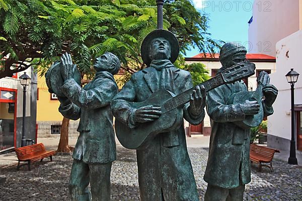 The Lo Divino Memorial in Plaza Vandale in the old town of Santa Cruz de la Palma