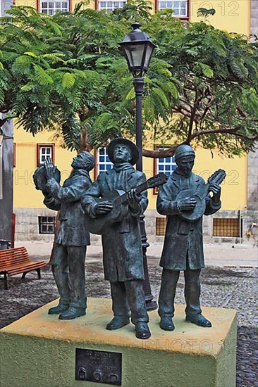 The Lo Divino Memorial in Plaza Vandale in the old town of Santa Cruz de la Palma