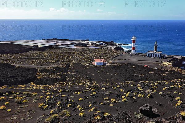 Salt pans and lighthouses at Punta de Fuencaliente