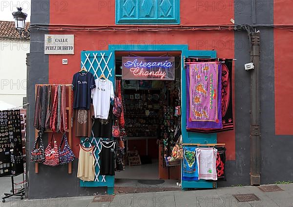 Shop in the old town of Santa Cruz de la Palma