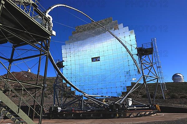 Roque de los Muchachos Observatory in the Caldera de Taburiente National Park