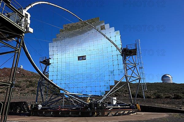 Roque de los Muchachos Observatory in the Caldera de Taburiente National Park