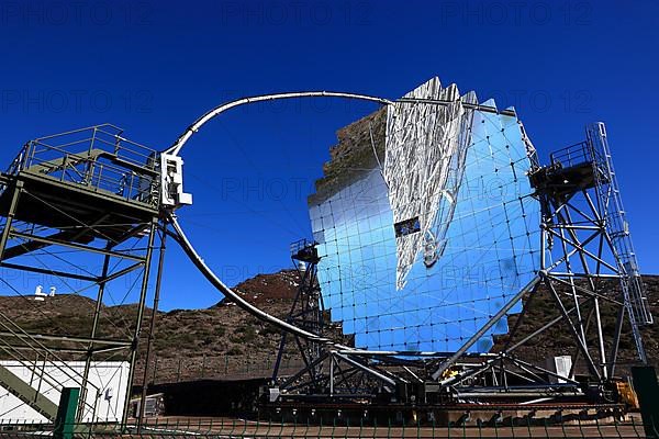 Roque de los Muchachos Observatory in the Caldera de Taburiente National Park